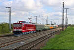 155 004-5 (250 004-9) führte am letzten April-Wochenende einen Sonderzug ins Mansfelder Land.