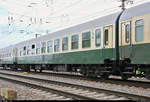 Blick auf einen UIC-Z-Wagen (DR) der Gattung  Bom 280.1  (51 80 21-50 146-6) von DB Regio Südost, der im MDV-Sonderzug von Meiningen nach Leipzig Hbf mit 232 334-3 (132 334-4) der Erfurter
