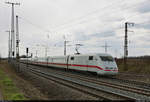 Nachschuss auf 401 071-6 (Tz 160  Mülheim an der Ruhr ) als Umleiter in Großkorbetha.