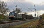 Black-BoxX-Containerzug (neska Schiffahrts-und Speditionskontor GmbH) mit 193 629-3 (X4 E - 629 | Siemens Vectron) unterwegs in Schkopau Richtung Halle-Ammendorf.