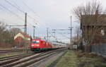 DB 245 024 mit dem IC 2152 von Gera Hbf nach Düsseldorf Hbf, am 15.12.2024 in Neutdietendorf.