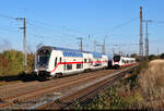 DBpbzfa668.4 (50 80 86-81 901-0 D-DB) mit Schublok 147 574-8 begegnete bei Großkorbetha gerade 6442 413.
