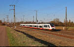 6442 914 (Bombardier Talent 3 Plus) lässt am km 25,0 den Bahnhof Großkorbetha hinter sich.

🧰 Alstom Transport Germany GmbH, eingesetzt bei der Abellio Rail Mitteldeutschland GmbH
🚝 RB 74676 (RB25) Halle(Saale)Hbf–Saalfeld(Saale) [+10]
🕓 28.3.2025 | 16:58 Uhr