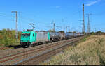 185 577-4 kesselt aus dem Bahnhof Gro�korbetha Richtung Wei�enfels.

🧰 Alpha Trains Belgium NV/SA, vermietet an die Rail Cargo Logistics - Germany GmbH (RCL)
🕓 23.9.2025 | 10:59 Uhr