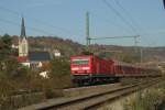143 134 f�hrt am 13.10.2008 gerade in den Bahnhof Bad K�sen ein.