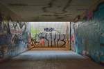 Die Unterführung zum Bahnsteig in Frankleben wirkt dunkel und nicht gerade einladend.