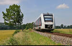 1648 938-6 (Alstom Coradia LINT 41) unterwegs bei Naumburg-Roßbach.