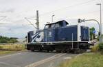 EGB 211 074-0 als Tfzf Richtung S�mmerda, am 07.07.2026 in Erfurt Ost.