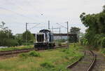 Die 211 074-0 der Erfurter Gleisbau GmbH war am 07.07.2026 in Erfurt Ost als Tfzf Richtung S�mmerda unterwegs.