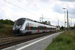 9442 610 (Bombardier Talent 2) von Abellio Rail Mitteldeutschland als RE 74706 (RE9) von Bitterfeld nach Eichenberg in Zscherben auf der Bahnstrecke Halle–Hann.