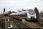 Nachschuss auf 9442 306 (Bombardier Talent 2) von Abellio Rail Mitteldeutschland als RE 74713 (RE9) von Kassel-Wilhelmshöhe nach Halle(Saale)Hbf, der den Hp Halle Rosengarten auf der Bahnstrecke