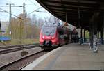 Fahrzeugwechsel auf der S7: Drei gebrauchte Hamster aus dem Rheinland...
442 602 (Bombardier Talent 2) der S-Bahn Mitteldeutschland (DB Regio Südost), noch mit RSX-Beklebung, als S 37721 (S7) von Halle-Nietleben nach Halle(Saale)Hbf Gl. 13a steht im Hp Halle-Silberhöhe auf der Bahnstrecke Halle–Hann. Münden (KBS 590). [14.4.2018 | 9:33 Uhr]