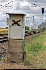 Dieser alte Signalfernsprecher in Teutschenthal an der Bahnstrecke Halle–Hann.