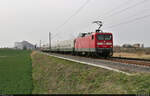 112 166-4 und 112 139-1 (am Zugende) überführten die vier Wagen des Thüringen-Zugs von Erfurt ins Ausbesserungswerk Delitzsch zur Revision.