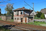 Noch maximal zwei Jahre wird das Weichenwärter-Stellwerk  Ro  im Bahnhof Roßla überleben.
