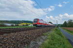 Gleich drei 612 waren am 12.05.2023 als RE1 von Glauchau nach Göttingen. Geführt wurde der Zug von 612 684, welcher bei Uder im Eichsfeld den größten Teil der Strecke bereits hinter sich hat. 