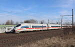 DB 403 060-7  Linz am Rhein  als ICE 1006 von Mnchen Hbf nach Hamburg-Altona, am 07.03.2025 in Erfurt-Azmannsdorf.