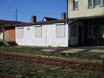 Das ehemalige Fdl Stellwerk Hf in Heimboldshausen am 05.April 2025.