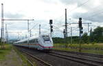 DB 0812 029 als ICE 596 von München Hbf nach Berlin Gesundbrunnen, am 05.07.2021 in Neudietendorf.