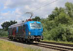 Spitzke 248 029 als Tfzf Richtung Fulda, am 04.08.2025 bei Bad Hersfeld.