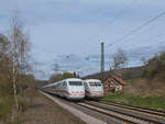Seit dem 24.4.2021 ist die Schnellfahrstrecke zwischen Göttingen und Kassel erneut für Bauarbeiten gesperrt.