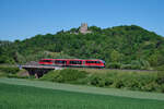 642 148 war am 25.05.2026 als RB 23076 auf dem Weg von Korbach nach Kassel Hauptbahnhof.