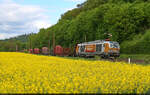 Die erste ihrer Art: 248 001-0  Krasses Pferd  (Siemens Vectron Dual Mode) sucht Schienen-Cowboys und reitet mit leeren Rungenwagen der Cargo Logistik Rail Service GmbH (CLR) bei Friedland(Han) Richtung G�ttingen.

🧰 Railsystems RP GmbH (RPRS)
🕓 4.5.2025 | 16:57 Uhr
