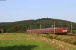 146 262 mit der RB 15529 (Wächtersbach-Frankfurt(Main)Hbf) bei Wirtheim 18.7.21