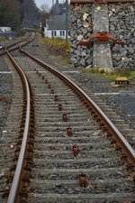 Im Bahnhof hadamar konnte ich diesem Schwellenwanderschutz erkennen.