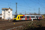 Gießen Hbf, 662 015-2 der Hessischen Landesbahn, verlässt den Hauptbahnhof gen Wetzlar/Limburg.