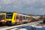 622 012 auf dem Weg nach Weilburg/Limburg bei Solms. 2.1.26