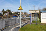 Haltepunkt Solms (Burgsolms) an der Lahntalbahn nach der Sanierung am 6.4.2026 Bezugnehmend auf das Bild von Dennis Fiedler: