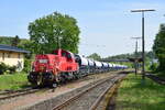 261 054-1 rangiert ihre Wagen in Kerkerbach um in Kürze in Richtung Limburg auszufahren.

Kerkerbach 01.05.2024