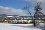 Lahntalbahn Winterimpressionen - 13.03.2013  --  HLB VT 291 Regionalbahn bei Leun  --  Weitere Fotos siehe auch auf http://www.schmalspuralbum.de/ und http://www.FGF-Fotoalbum.de/
