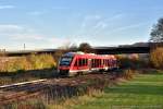 Lahntalbahn Herbst am 02.11.2015, hier bei Leun.
