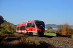 Lahntalbahn Herbst am 02.11.2015, hier bei Leun.