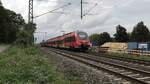 Nachschuss auf RB 41/40 nach Frankfurt Hbf an der Film- und Fotostelle Bad Vilbel Süd.