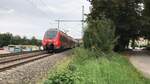 Nachschuss auf RB 41/40 nach Treysa/Dillenburg an der Film- und Fotostelle Bad Vilbel Süd.