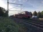 442 109 + 442 286 auf dem Weg nach Frankfurt zwischen Bad Vilbel-Süd und Frankfurt-Berkersheim.