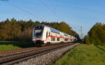 IC 2221 (Siegen Hbf – Friedberg(Hess)) mit Schublok 147 577 bei Pohl Göns 3.5.23
