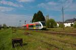 HLB Stadler GTW 509 106 am 24.04.22 in Beienheim in der Wetterau 