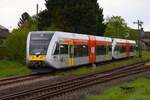 HLB Stadler GTW 2/6 VT116 und VT114 am 28.04.24 in Beienheim auf Abschiedsfahrt