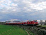 DB Regio Hessen 245 019 mit RE34 am 23.03.16 bei Schöneck auf der Niddertalbahn