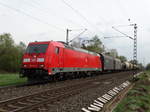 DB Cargo 185 254-0 mit gemischten Güterzug in Hanau West am 05.04.17 