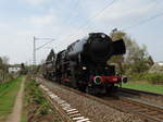 CFL Dampflok 5519 kommt am 05.04.17 aus Luxemburg nach Hanau wo ich Sie bei Hanau West fotografiert habe
