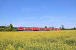 DB Regio Bombardier Twindexx 445 xxx am 05.05.18 bei Frankfurt Mainkur