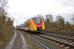 HLB Alstom Coradia Continental ET165 am 27.01.19 in Hanau Hbf Südeinfahrt 