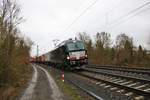 MRCE/Dispolok X4 E-622 (193 622-8) am 27.01.19 in Hanau Hbf Südeinfahrt mit einen Containerzug