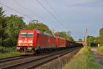 DB Cargo 185 382-9 und 185 391-1 am 03.06.19 bei Maintal Ost