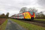 HLB Alstom Coradia Continental ET 158 14.02.20 in Maintal Ost 